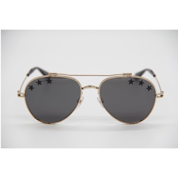 NEW GIVENCHY AVIATOR SUNGLASSES GV7057/STARS J5G GOLD AVIATOR GIVENCHY GV 7057/S - Picture 3 of 15